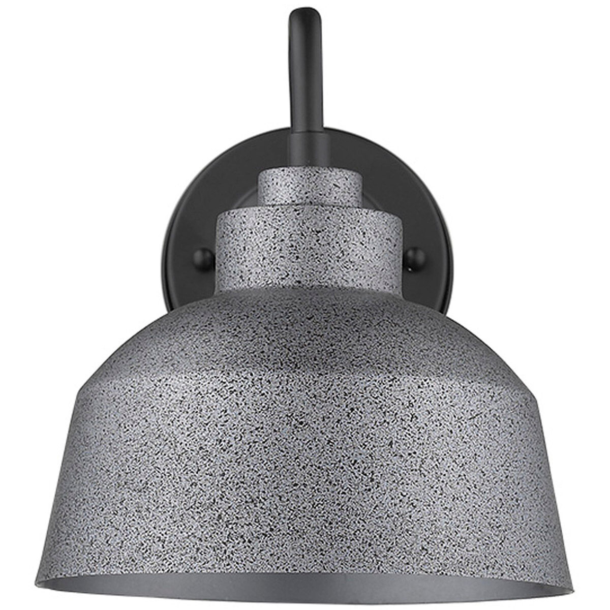 Barnes 1 Light 14 inch Gray Exterior Wall Mount