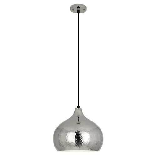 Robert Abbey Dal 1 Light 14 inch Polished Nickel Pendant Ceiling Light S9874 - Open Box