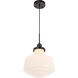 Lyle 1 Light 11 inch Black Pendant Ceiling Light