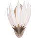 Zanara 1 Light 7.75 inch Gold Dust Wall Sconce Wall Light