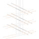 Tik-Tak LED 48 inch Satin White Pendant Ceiling Light