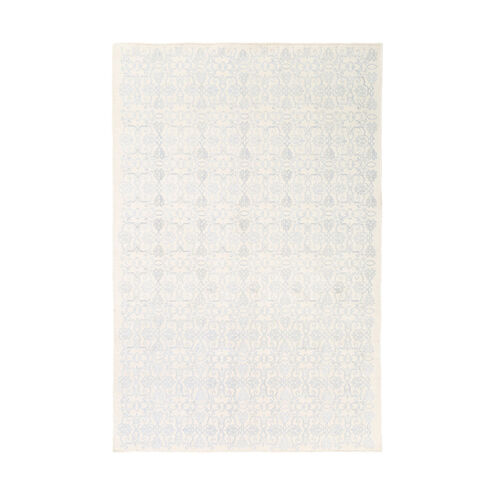 Adeline 36 X 24 inch Blue and Neutral Area Rug, Wool, Viscose, and Cotton