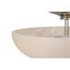 AERIN Pascal LED 14 inch Polished Nickel Bowl Semi-Flush Mount Ceiling Light