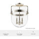 Karloff 3 Light 11.75 inch Alturas Gold Semi-Flush Mount Ceiling Light