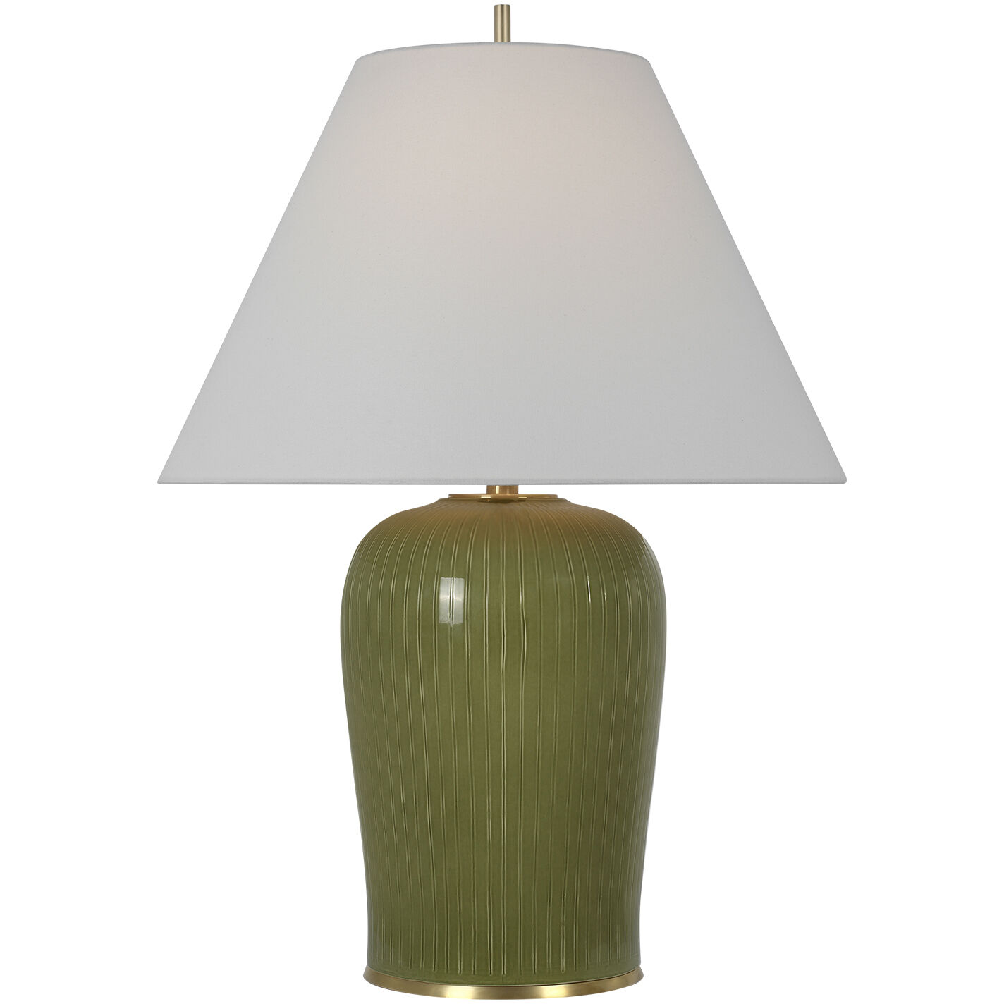 Thomas O'Brien Opera 29.75 inch 15 watt Light Olive Table Lamp Portable Light