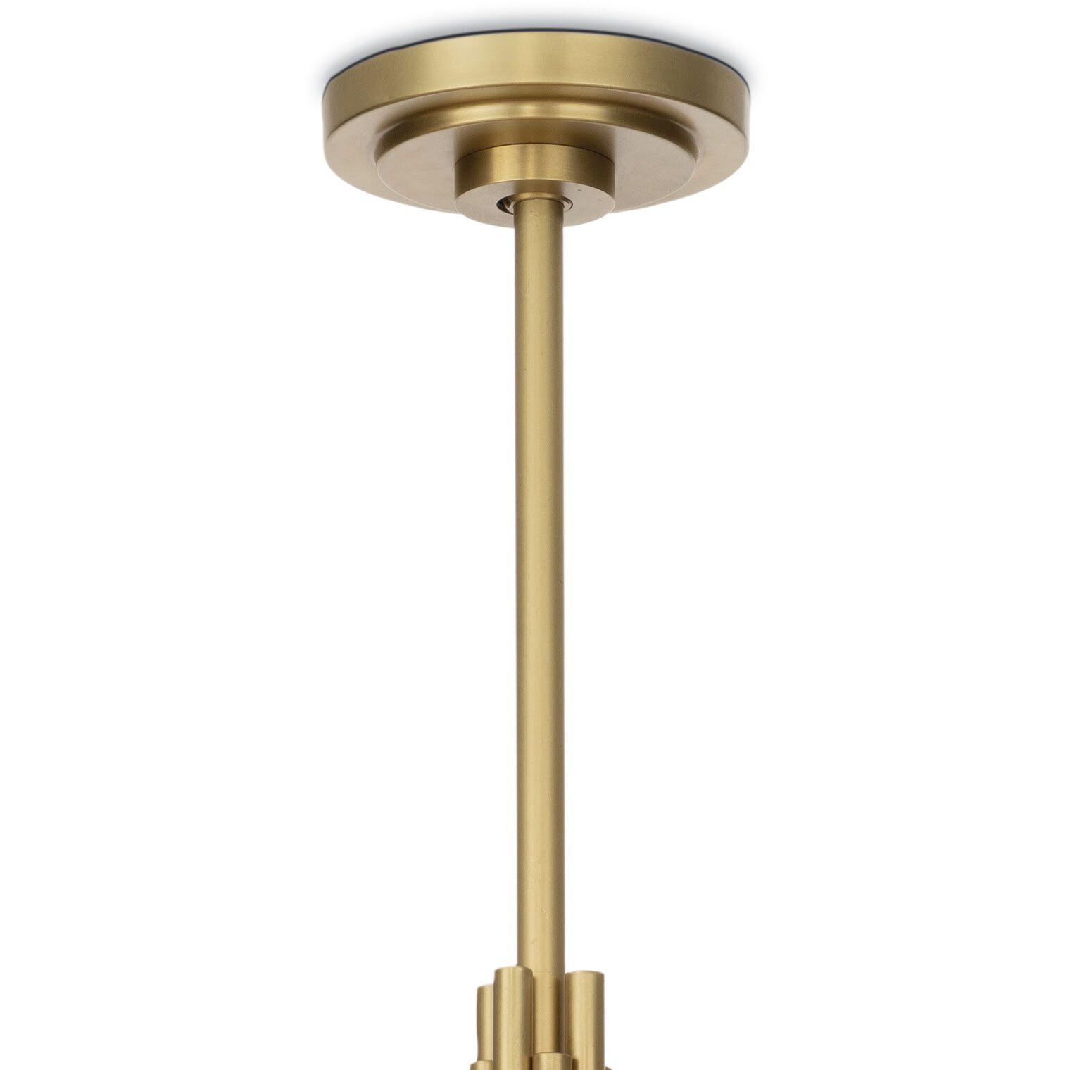 Mousseaux 9 Light 28.75 inch Natural Brass Chandelier Ceiling Light