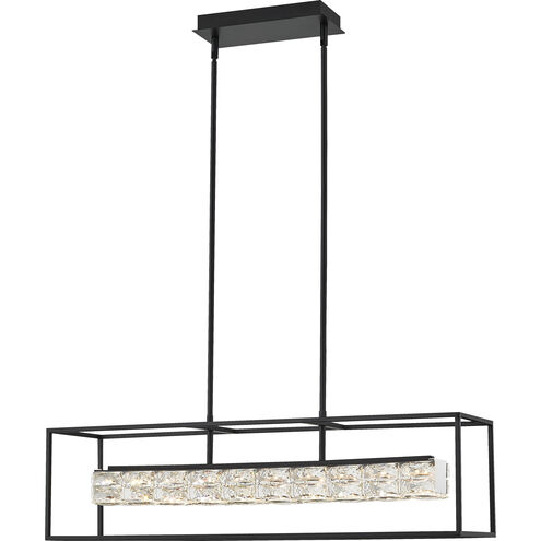 Quoizel Dazzle LED 36 inch Matte Black Island Light Ceiling Light PCDZ136MBK - Open Box