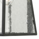 Logan 1 Light 16 inch Matte Black with Clear Outdoor Wall Sconce