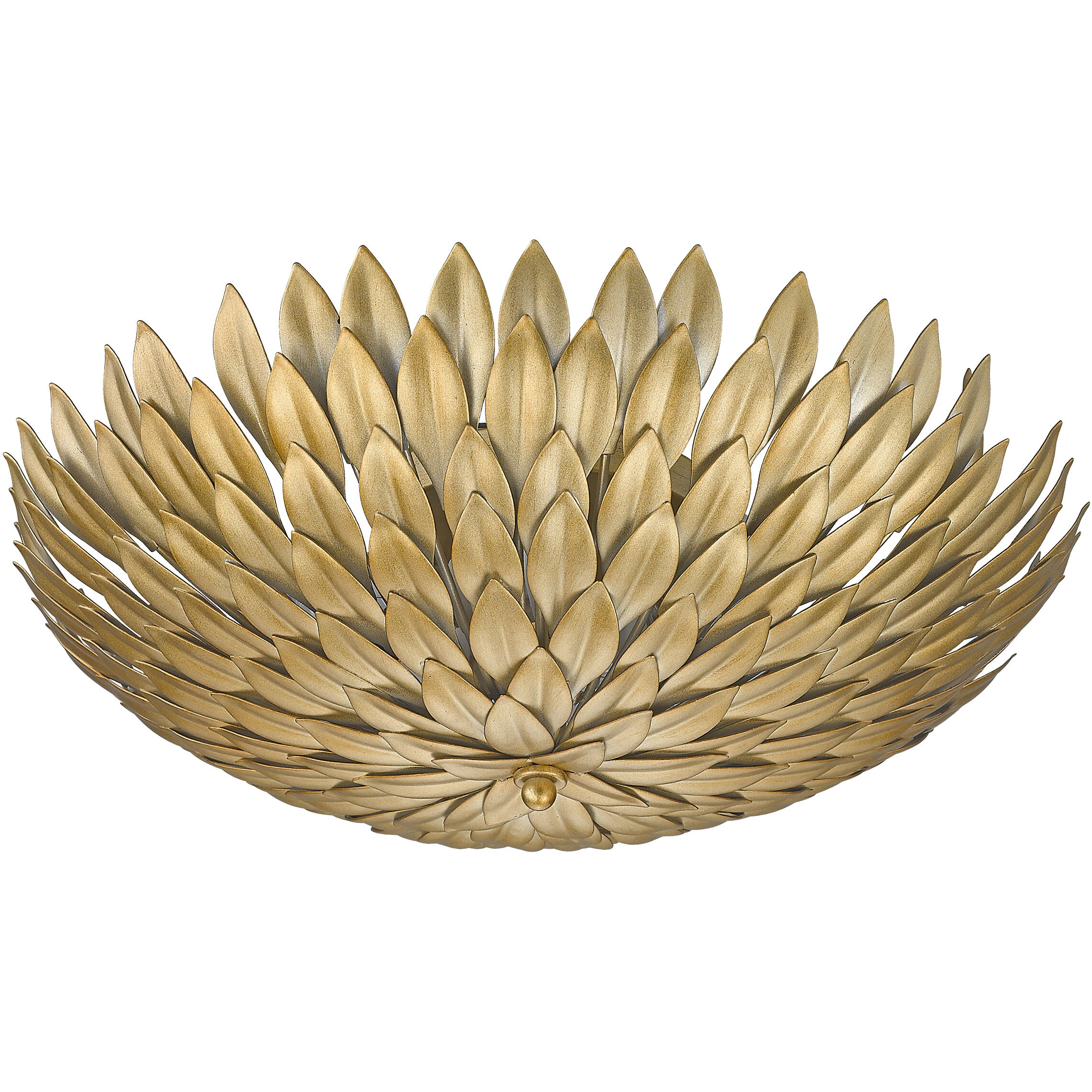 Canada 3 Light 20 inch Gold Flush Mount Ceiling Light