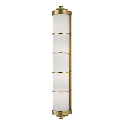 Albany 4 Light 4.75 inch Aged Brass Wall Sconce Wall Light