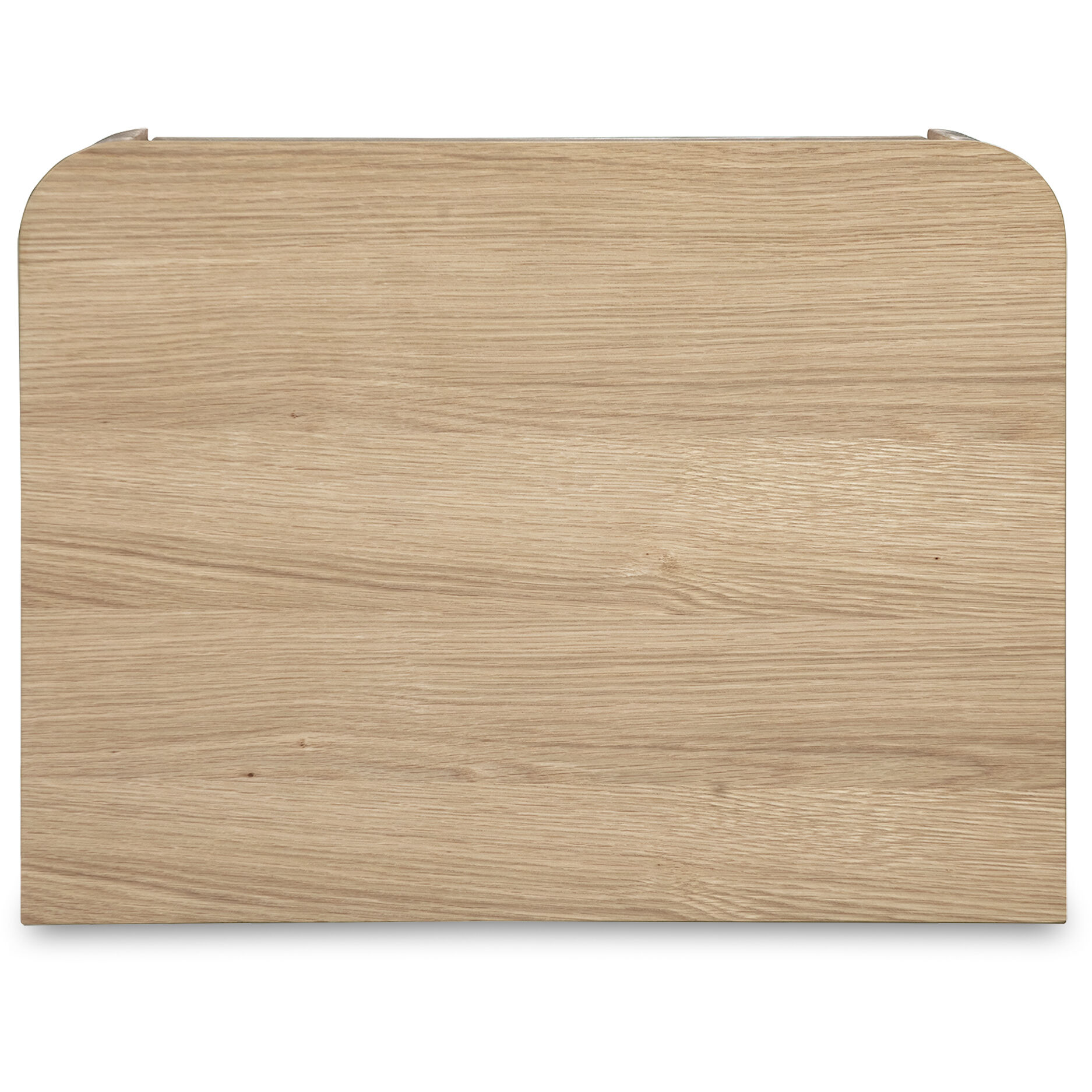 Round Off 20 X 20 inch Natural Nightstand, Tall