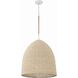 Jasper 6 Light 20 inch Matte White Pendant Ceiling Light