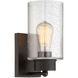Coastal 1 Light 5 inch Oil Rubbed Bronze Wall Sconce Wall Light