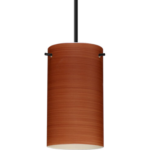 Stilo 7 1 Light Black Cord Pendant Ceiling Light