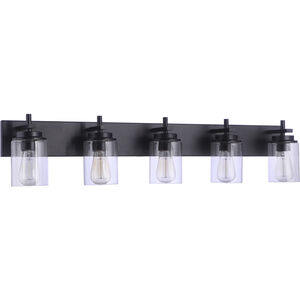 Reeves 5 Light 41 inch Flat Black Vanity Light Wall Light