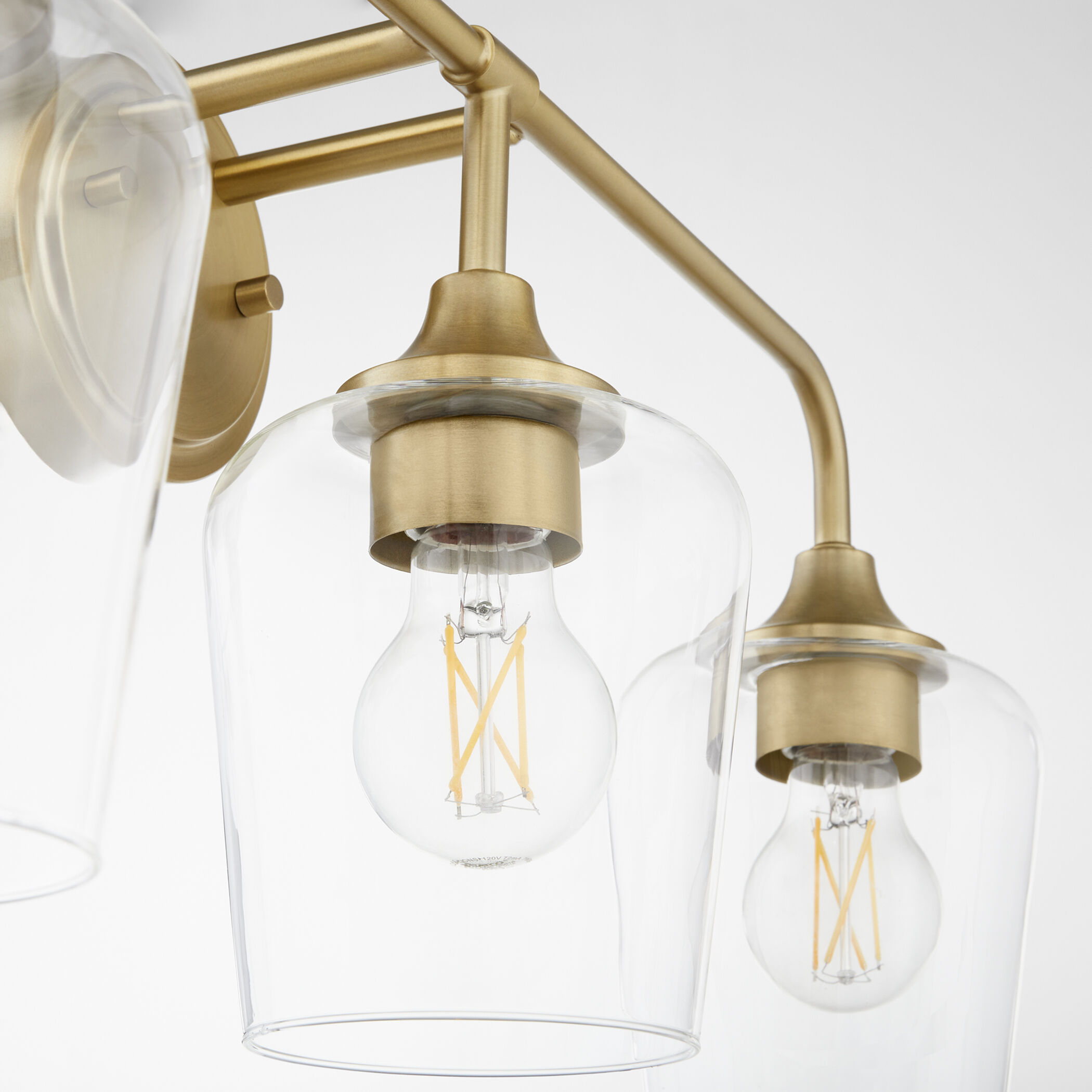 Raymond 3 Light 23 inch Aged Brass Vanity Light Wall Light