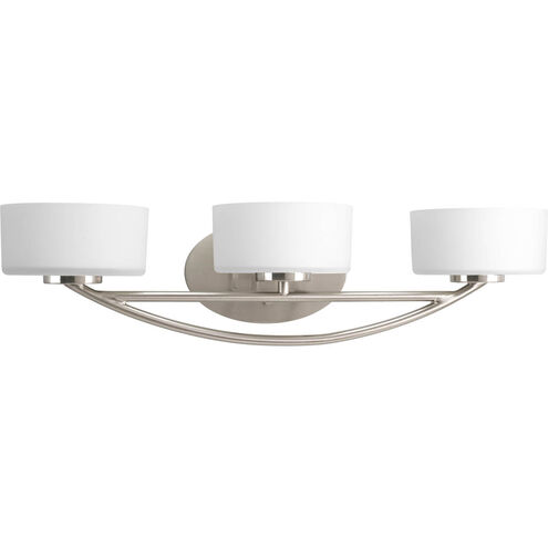 Calven 3 Light 25 inch Brushed Nickel Bath Vanity Wall Light