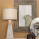 Borealis 37 inch 150.00 watt Alabaster Table Lamp Portable Light, Hexagon