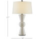 Upbeat 31 inch 150 watt Antique White Table Lamp Portable Light