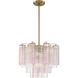 Addis 4 Light 17.75 inch Aged Brass Mini Chandelier Ceiling Light in Spring