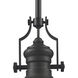 Chadwick 1 Light 13 inch Matte Black Pendant Ceiling Light