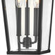 Dawson 9 inch Black with Burnished Bronze Outdoor Hanging Lantern
