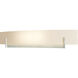 Hubbardton Forge Axis 2 Light 28 inch Sterling Sconce Wall Light in White Art, Large 206410-1091 - Open Box