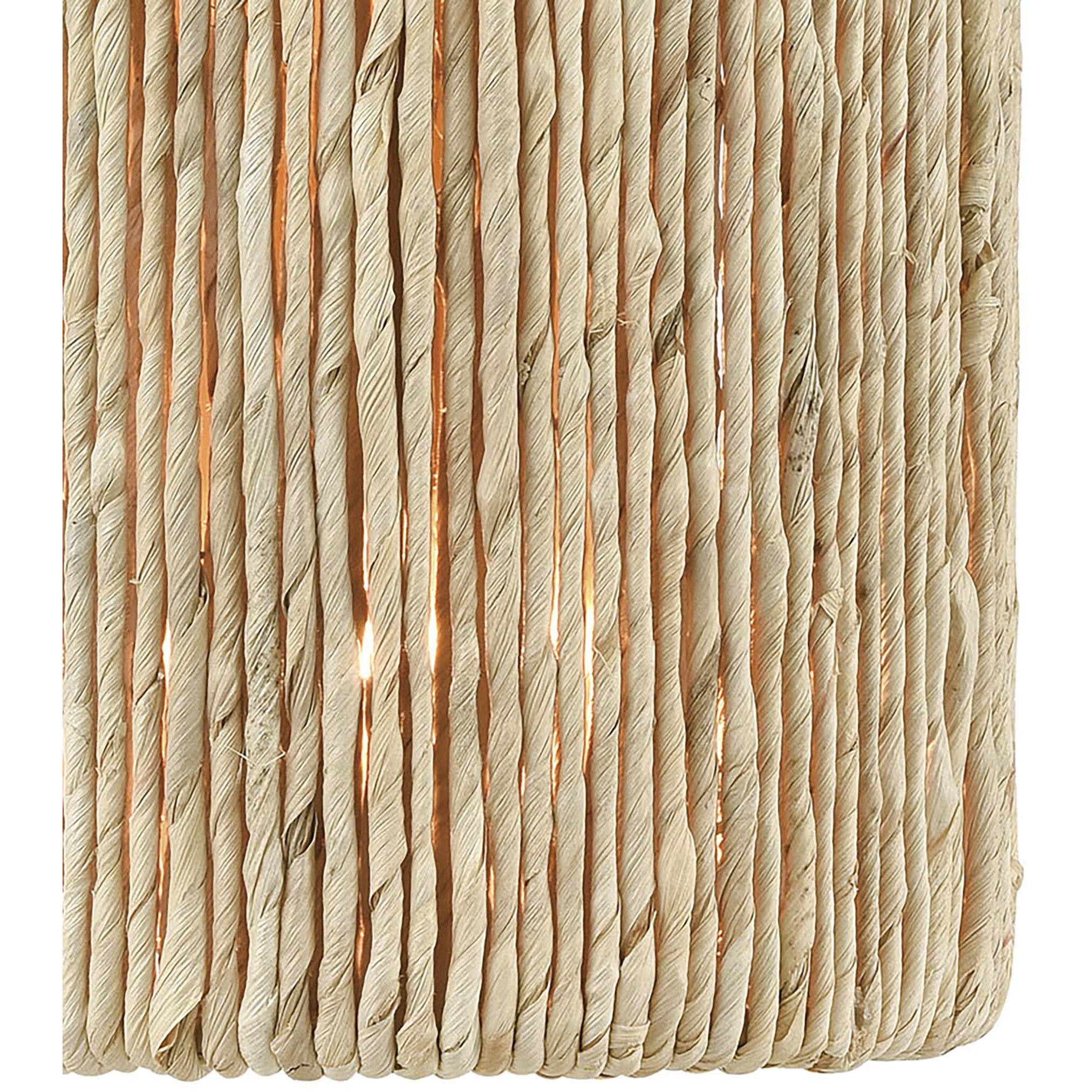 Abaca 2 Light 9 inch Satin Brass Sconce Wall Light