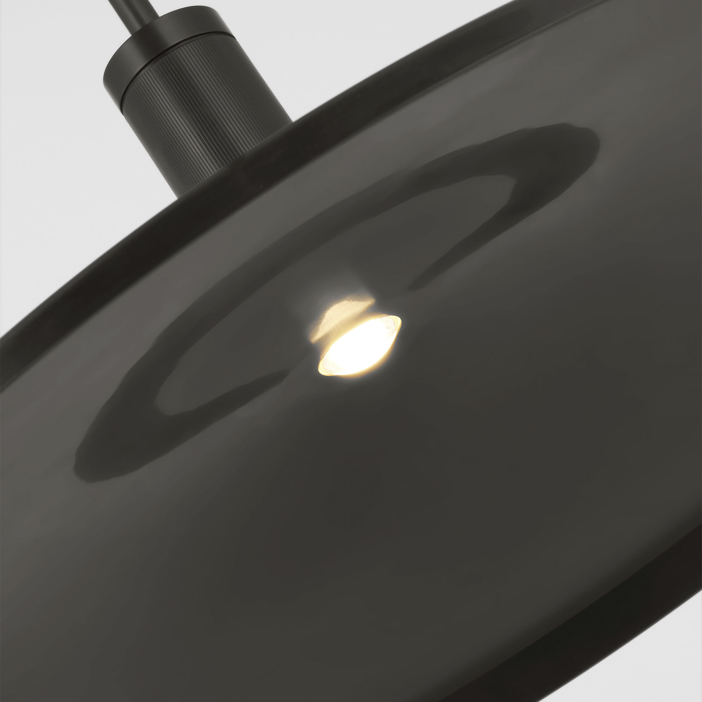 Avroko Saucer Direct LED 24 inch Bronze Pendant Ceiling Light