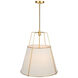 Pullman LED 20.8 inch Brass Pendant Ceiling Light