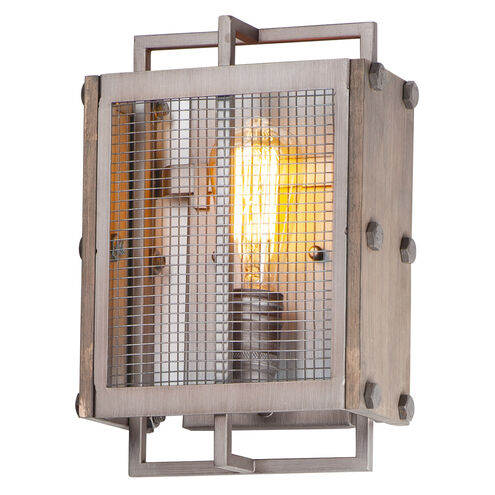 Outland 1 Light 8 inch Barn Wood/Weathered Zinc ADA Wall Sconce Wall Light