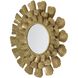 Sunburst 37 X 37 inch Gold Wall Mirror