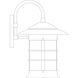Newport 1 Light 14.38 inch Verdigris Patina Outdoor Wall Mount in White Opalescent