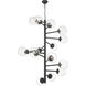 Millikan 15 Light 38.75 inch Coal Black Pendant Ceiling Light
