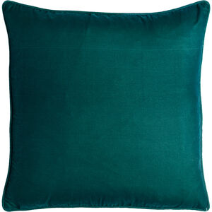 Velvet Glam 20 inch Deep Teal Pillow Kit in 20 x 20, Square