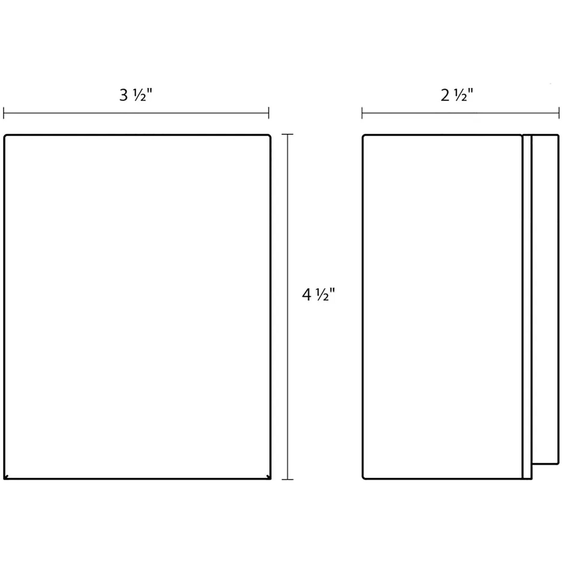 Box LED 5 inch Textured White Indoor-Outdoor Sconce, Inside-Out