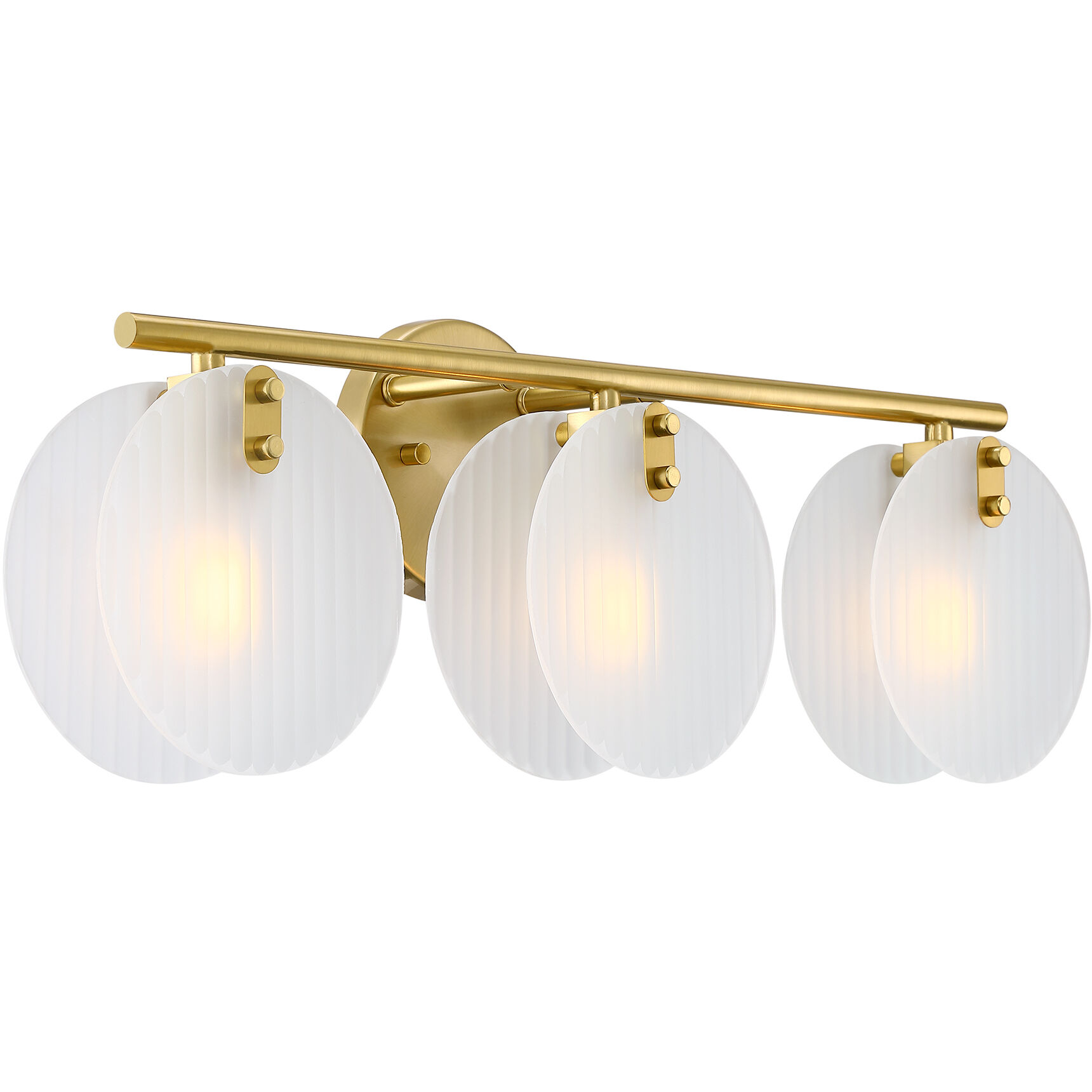 Sky Fall 3 Light 25 inch Brushed Gold Vanity Light Wall Light