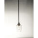 Goblet 1 Light 4.75 inch Black and Satin Nickel Mini Pendant Ceiling Light