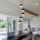 Artisan Collection/RAVELLO Series 5 Light 10.25 inch Black Pendant/Chandelier Ceiling Light
