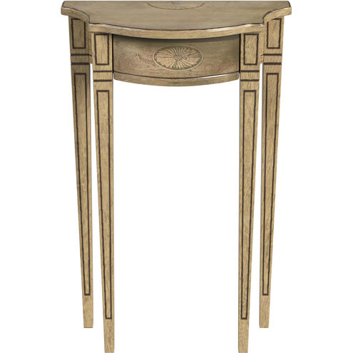 Chester Demilune Console Table in Beige