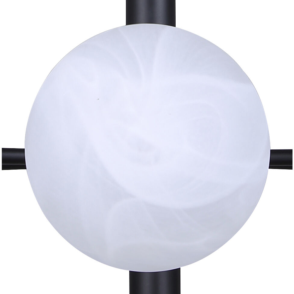 Mackenna 6 Light 26 inch Black Chandelier Ceiling Light