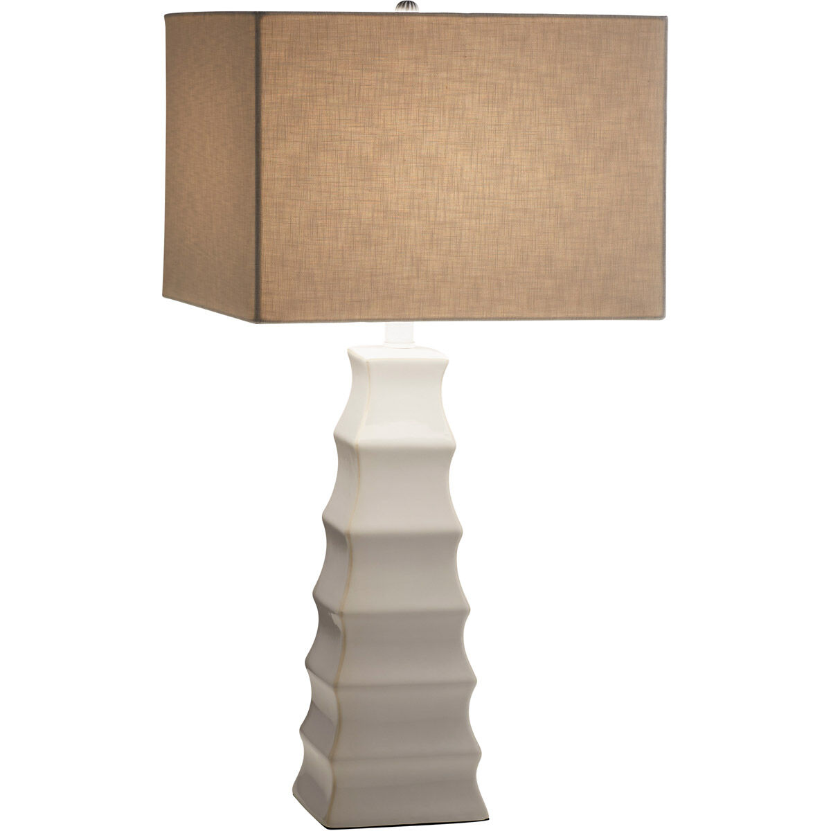 Emily 28 inch 100.00 watt White Table Lamp Portable Light