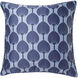 Kabuki 26 X 26 inch Dark Blue, Sky Blue Euro Sham