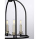 Seneca 4 Light 15 inch Matte Black Pendant Ceiling Light