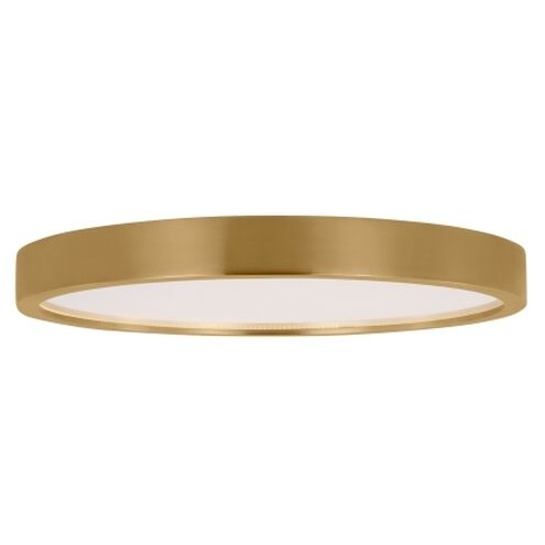 Kelly Wearstler Cerne LED 18 inch Natural Brass Flush Mount Ceiling Light in 120V