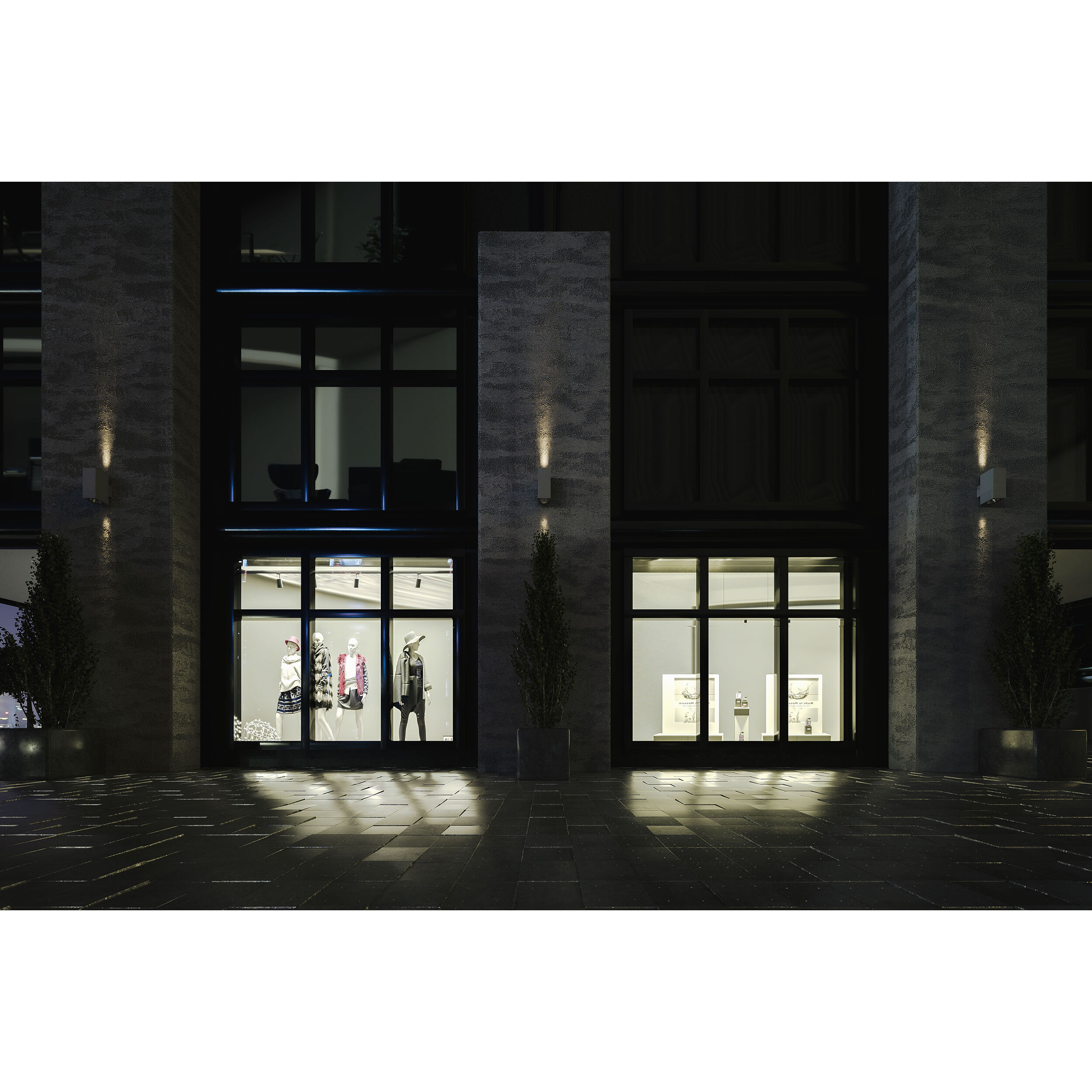 Sera LED 13.1 inch Anthracite Outdoor Wall Sconce in 6 in