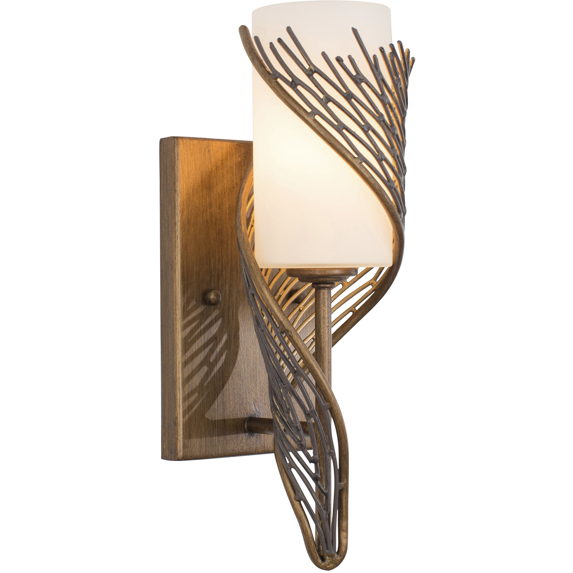 Flow 1 Light 4.5 inch Hammered Ore Right Sconce Wall Light