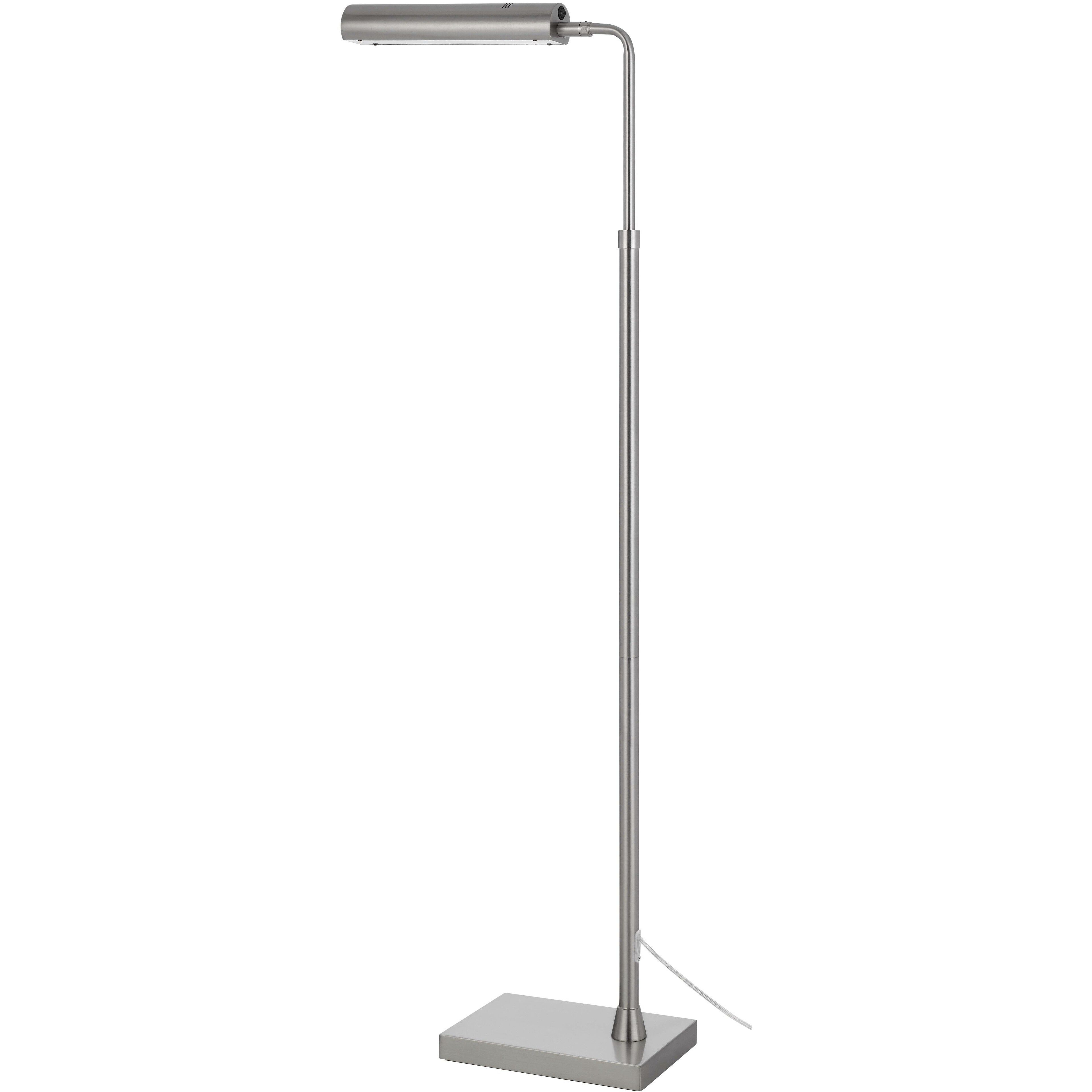 Delray 44 inch 17.00 watt Brushed Steel Floor Lamp Portable Light