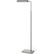 Delray 44 inch 17.00 watt Brushed Steel Floor Lamp Portable Light