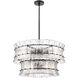 Sophie 9 Light 28.5 inch Matte Black Pendant Ceiling Light